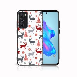 MY ART Cover mit Weihnachtsdesign Tecno Camon 18 DEER (068)