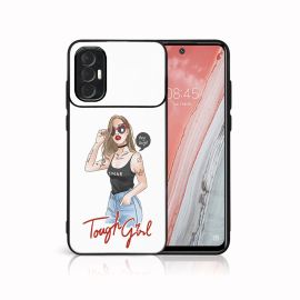 MY ART Schutzhülle für Tecno Spark 8 Pro TOUGH GIRL (131)