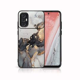 MY ART Schutzhülle für Tecno Spark 8 Pro GREY MARBLE (140)