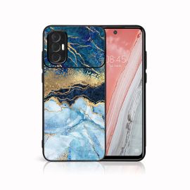 MY ART Schutzhülle für Tecno Spark 8 Pro BLUE MARBLE (141)