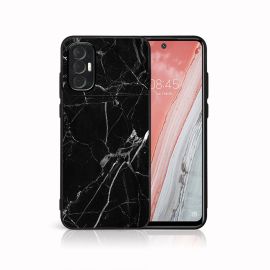 MY ART Schutzhülle für Tecno Spark 8 Pro BLACK MARBLE (142)