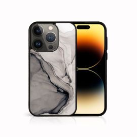 PROTEMIO MY ART Schutzhülle für Apple iPhone 14 Pro Max BLACK INK (146)