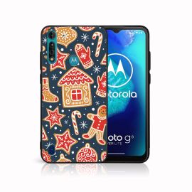 MY ART Cover mit Weihnachtsmotiv Motorola Moto G8 Power Lite CHRISTMAS (069)