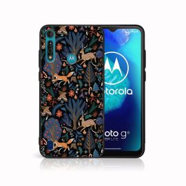 MY ART Cover mit Weihnachtsmotiv Motorola Moto G8 Power Lite WINTER (071)