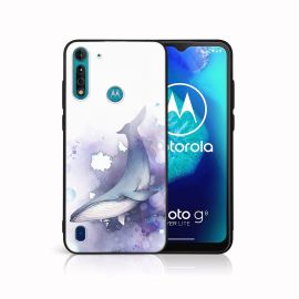 MY ART Schutzhülle für Motorola Moto G8 Power Lite WHALE (242)