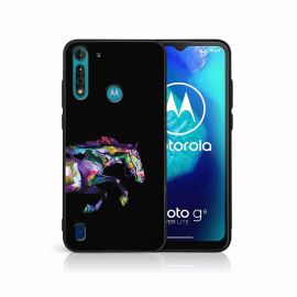 MY ART Schutzhülle für Motorola Moto G8 Power Lite HORSE (249)