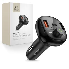 TECH-PROTECT CC06 Autoladegerät + FM Transmitter BLACK