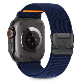 TECH-PROTECT NYLON CLASP Armband für Apple Watch 44 / 45 / 46 / 49mm MARINEBLAU