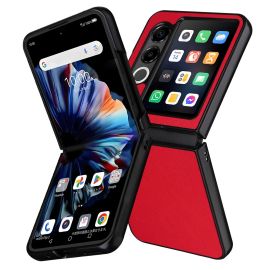 LEATHER Schutzhülle für ZTE Nubia Flip 2 5G rot