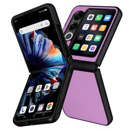LEATHER Schutzhülle für ZTE Nubia Flip 2 5G lila