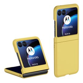 PLASTIC Schutzhülle für Motorola Razr 60 gelb