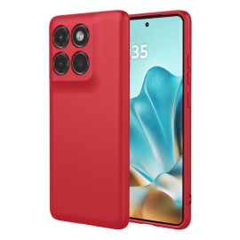 PROTEMIO TPU Hülle für Motorola Edge 60 / Edge 60 Fusion rot