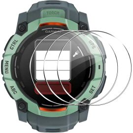PROTEMIO 3x Schutzfolie für Garmin Instinct 3 AMOLED 50mm