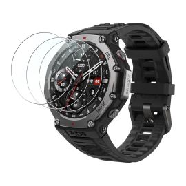 PROTEMIO 3x Schutzglas für Amazfit T-Rex 3 Pro 48mm