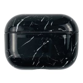 MARBLE Hülle für Apple Airpods Pro BLACK-WHITE