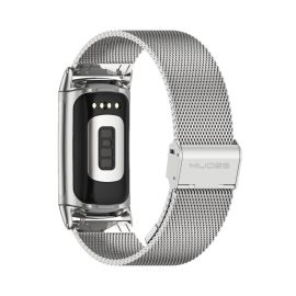 MILANESE Metallarmband für Fitbit Charge 6 / Charge 5 Silber