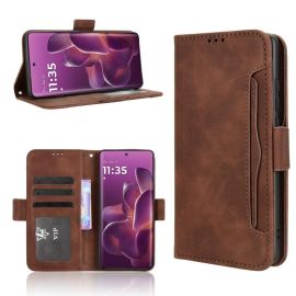 SLOT Brieftaschen-Hülle für Motorola Edge 60 Pro braun