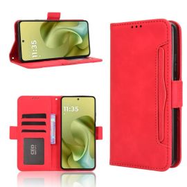 SLOT Brieftaschen-Hülle für Motorola Moto G86 Power 5G rot