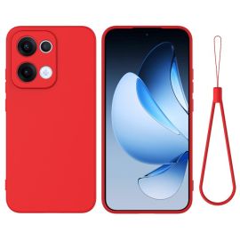 RUBBER Schutzhülle für Oppo Reno13 5G rot
