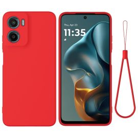 RUBBER Schutzhülle für Motorola Moto G06 / G06 Power rot