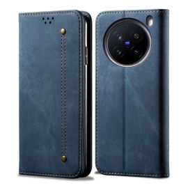 DENIM Geldbörsenhülle für Vivo X200 Pro 5G blau