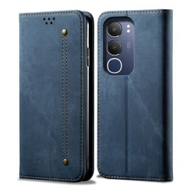 DENIM Wallet Hülle für Vivo Y19s blau
