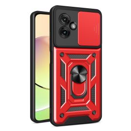 RING KAMERA-Abdeckung mit Halterung für Motorola Moto G55 5G rot