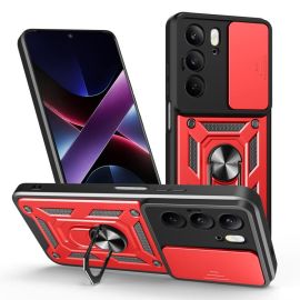 RING CAMERA Hülle mit Halter für Realme C75 / Realme 14x 5G rot