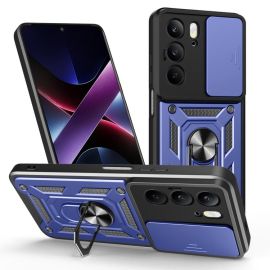 RING CAMERA Hülle mit Halterung für Realme C75 / Realme 14x 5G blau