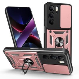 RING CAMERA Hülle mit Halterung für Realme C75 / Realme 14x 5G rosa