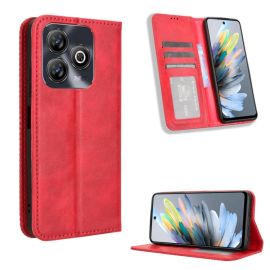 BUSINESS Wallet-Cover für ZTE Blade A75 rot