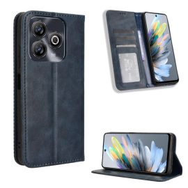 BUSINESS Wallet-Cover für ZTE Blade A75 blau