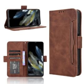 SLOT Wallet Case für Blackview Wave 8 braun