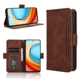 SLOT Wallet Case für ZTE Blade A75 5G / Nubia Focus 5G braun