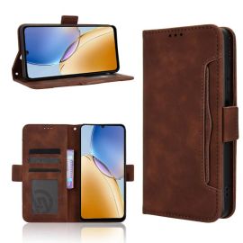 SLOT Wallet Case für ZTE Blade A56 braun