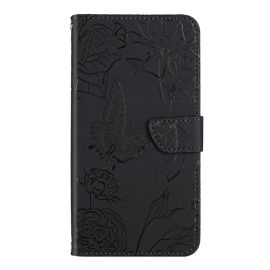 ART BLOSSOM Wallet Case für Motorola Edge 50 schwarz