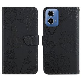 ART BLOSSOM Wallet Case für Motorola Moto G35 5G schwarz