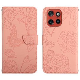 ART BLOSSOM Wallet Case für Motorola Edge 60 Neo Pink