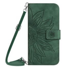 ART SUNFLOWER Wallet Case mit Kordel für Motorola Edge 50 Neo grün