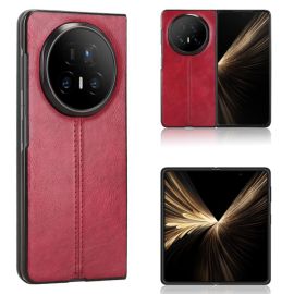 LEATHER Schutzhülle für Honor Magic V5 rot