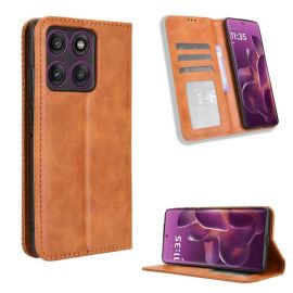 BUSINESS Wallet Cover für Motorola Edge 60 Pro braun