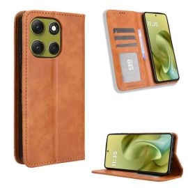 BUSINESS Wallet Case für Motorola Moto G86 Power 5G braun