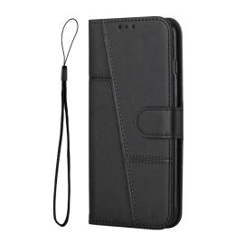 STITCHED Wallet Cover für Infinix Hot 50 5G schwarz
