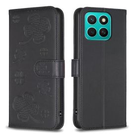 ART CLOVER Wallet Case für Honor X8c schwarz