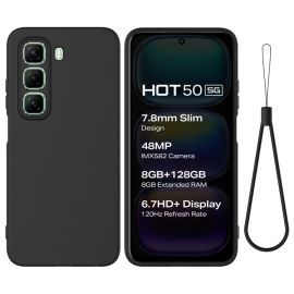 RUBBER Schutzhülle für Infinix Hot 50 5G schwarz