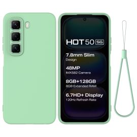 RUBBER Schutzhülle für Infinix Hot 50 5G grün