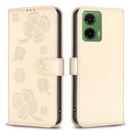 ART CLOVER Geldbörsenhülle für Motorola Moto G35 5G Gold