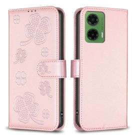 ART CLOVER Geldbörsenhülle für Motorola Moto G35 5G rosa