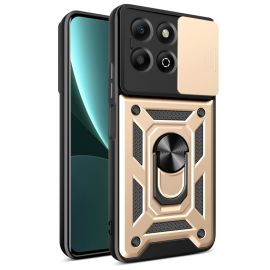 RING KAMERA-Abdeckung mit Halterung für Honor X6b Gold