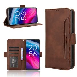 SLOT Wallet Cover für TCL 50 SE braun